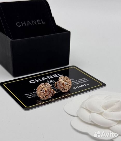 Серьги chanel