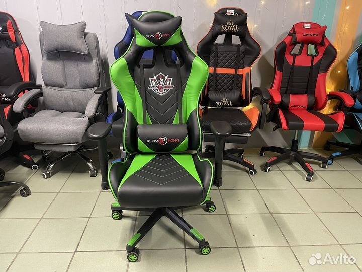 Игровое кресло компьютерное кресло кожа