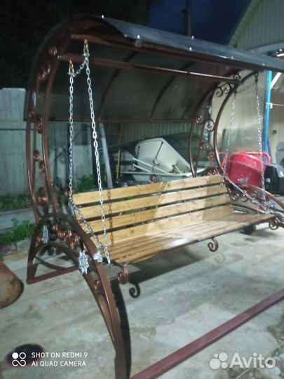 Садовые качели новые лофт