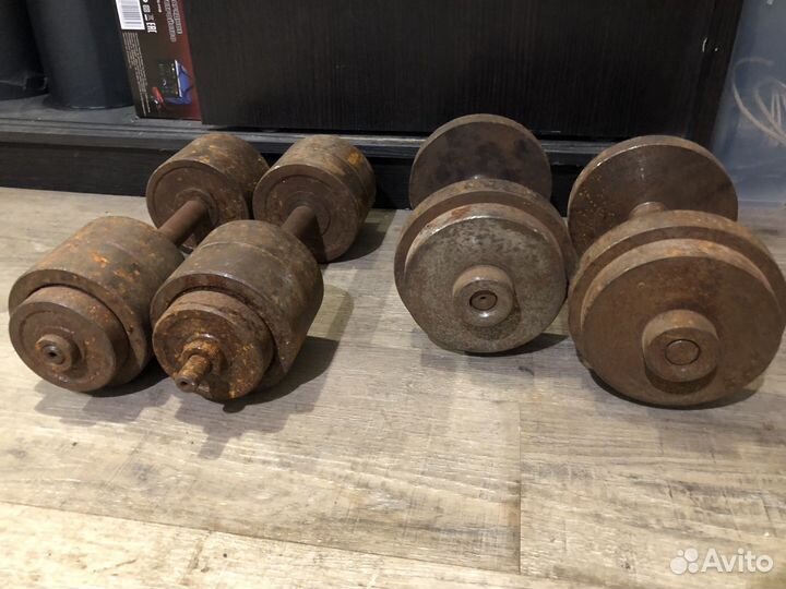 Гантели советские разборные