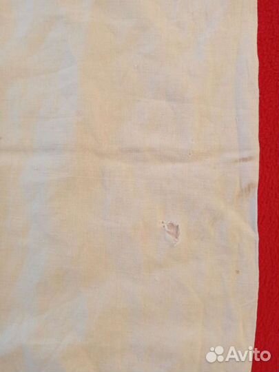 Винтажная наволочка льняная с вышивкой
