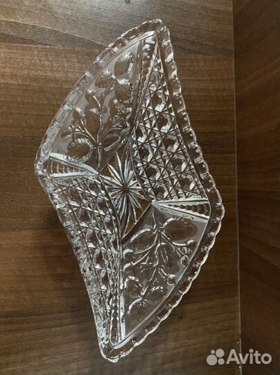 Ваза хрустальная
