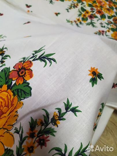 Ткань СССР лен вельвет