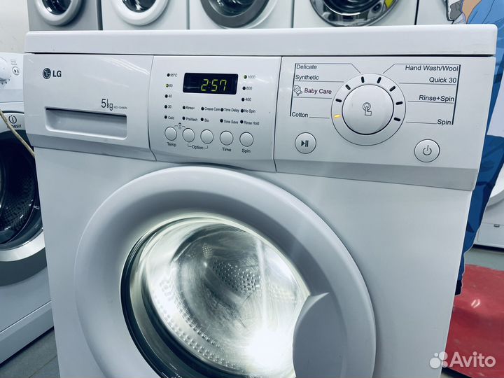 Стиральная машина бу. 5кг. 45см. 1000об. Гарантия