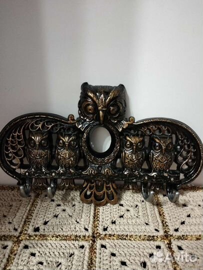 Сова с совятами вешалка