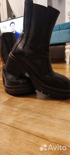 Ботинки батальоны каблук 5 см