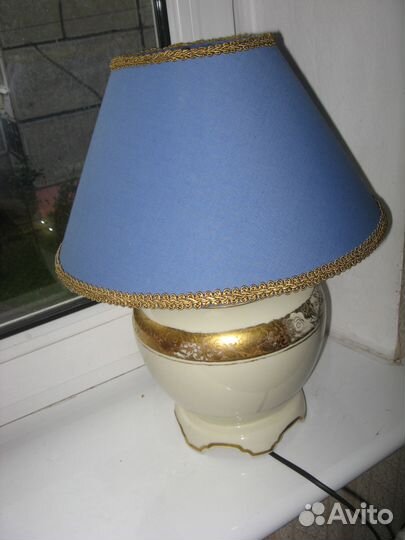 Weimar антикварная лампа настольная ночник