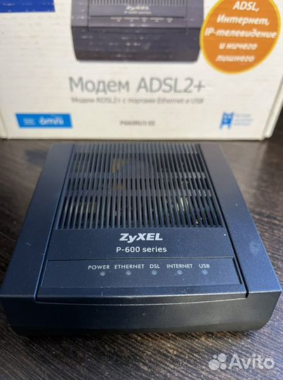 Adsl-модем zyxel p600