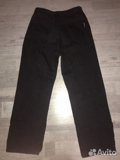 Джинсы прямые широкие трубы