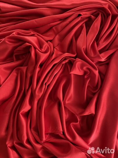 Ткань шелк креп-атлас кади, Италия