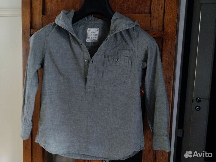Рубашка zara на мальчика 104