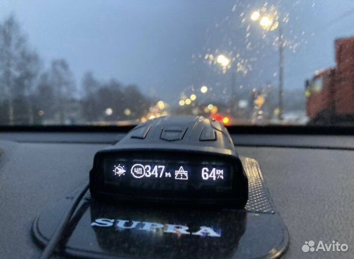 Сигнатурный радар-детектор Supra drs-sg171v