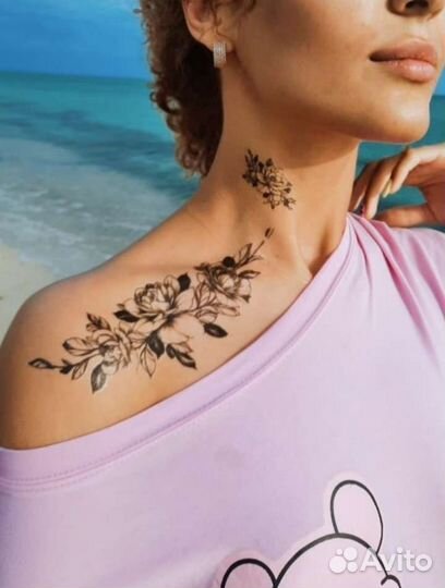 Временное, переводное тату в наличии