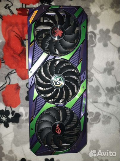 Видеокарта asus ROG strix RTX 3080 O12G evangelion