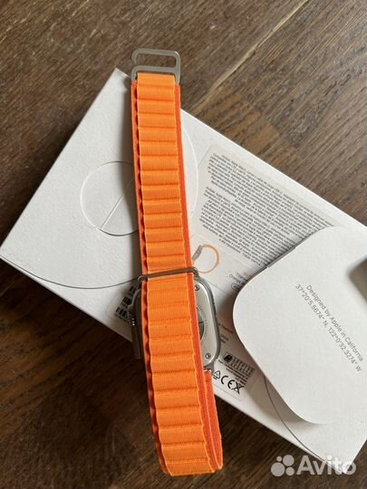 Apple watch Ultra 49mm L Orange Alpine Loop