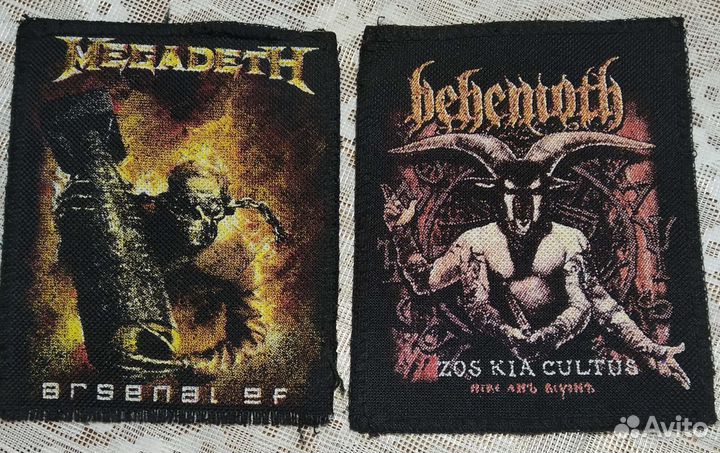 Пришивная рок нашивка на одежду, рюкзак