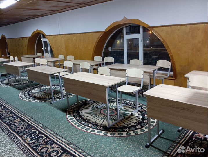 Школьная мебель, парты и стулья