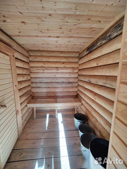 Готовая баня из сруба