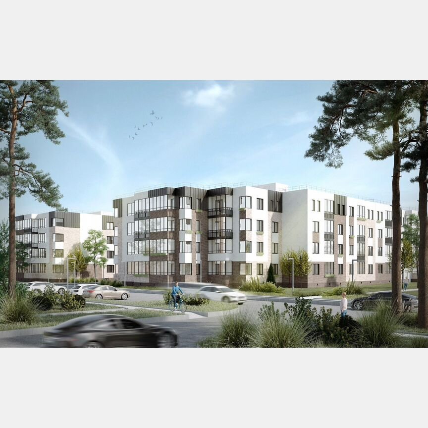 3-к. квартира, 62,6 м², 4/4 эт.