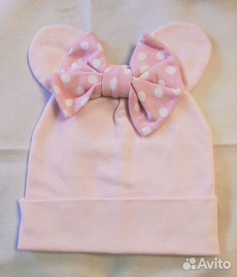 Шапочка для девочки Минни маус