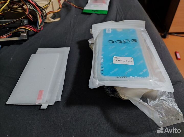 4 стекла + 7 чехлов одним лотом