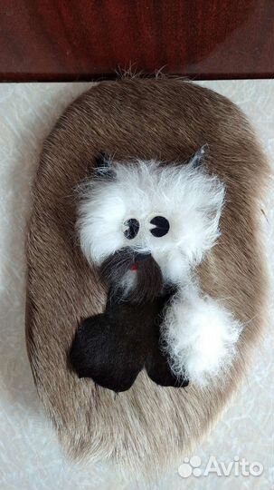 Панно из натурального меха