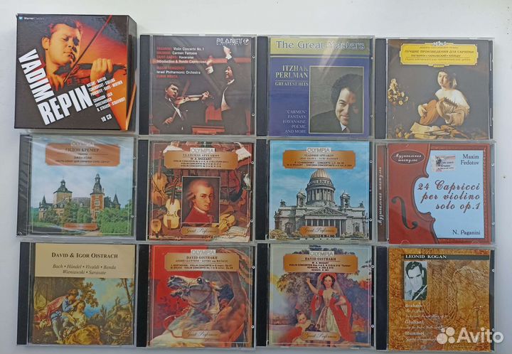 Классика. CD. Скрипка, Фортепиано, Симфонии, Вокал