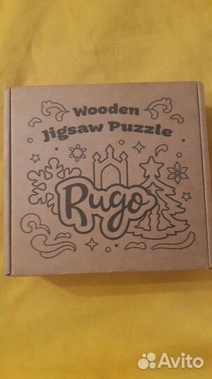 Фигурный деревянный пазл Rugo (запечатанный)