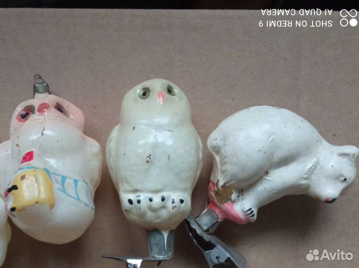 Ёлочные игрушки прищепки от бабушки