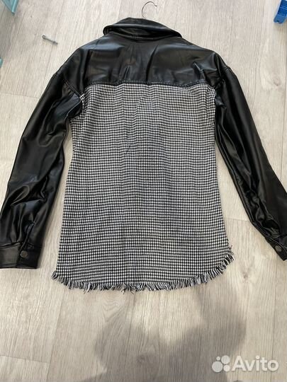 Рубашка из экокожи