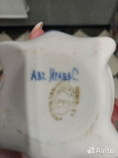 Гжель СССР посуда