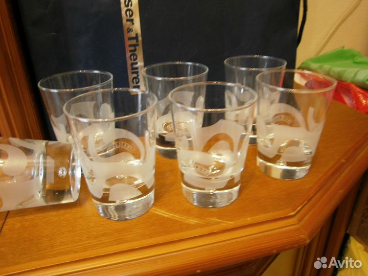 Стаканы стопки ударопрочное стекло красивые
