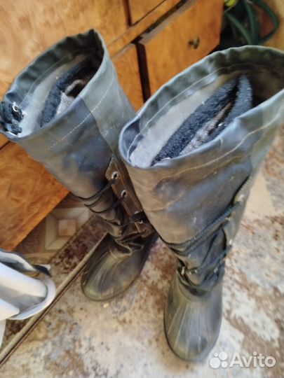 Сапоги резиновые рыбацкие