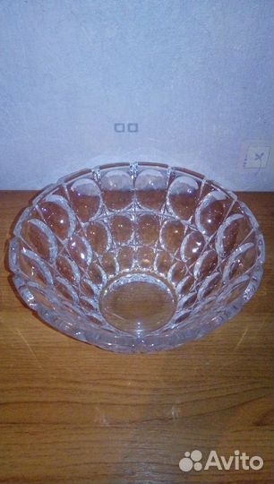 Вазы хрусталь, марганцевое стекло, СССР 60-80 г