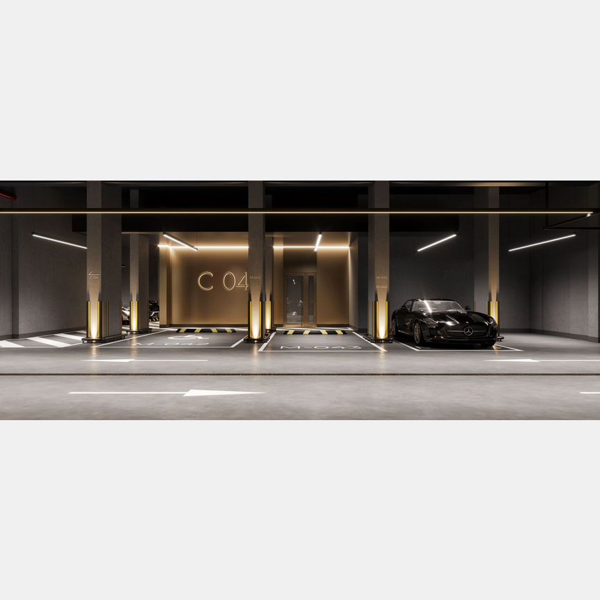 1-к. квартира, 45,1 м², 12/16 эт.