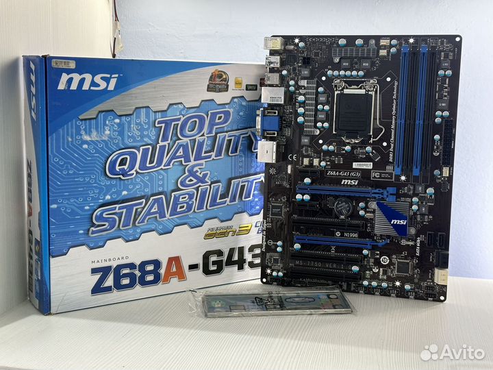 Материнская плата MSI Z68A-G43 1155