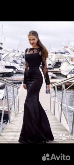 Вечернее платье топ и юбка