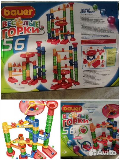 4 конструктора. игрушки на батарейках