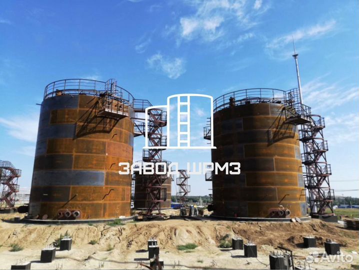 Резервуар вертикальный стальной объем 2000 кубов