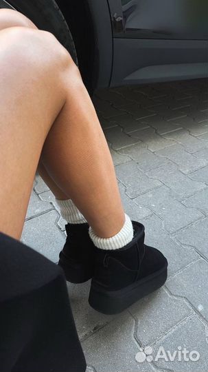 Угги женские чёрные 36 размер