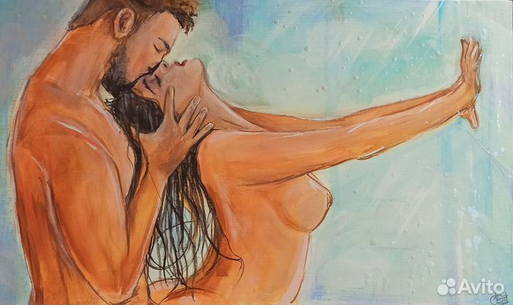 Картина ню эротика 18+ декор