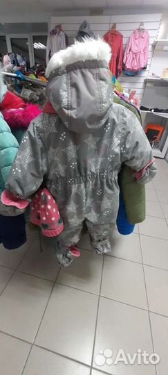 Зимний костюм для девочки 86