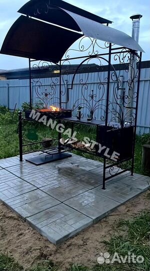 Беседка с мангалом