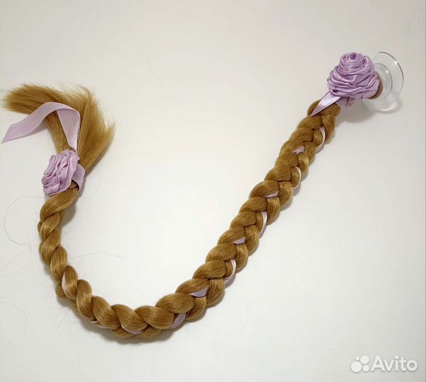 Коса на детский или подростковый шлем