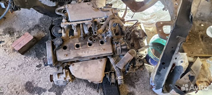 Двигатель б\у 4AFE от Тойоты Короллы Левин