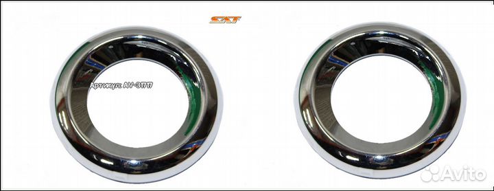 Оправа птф toyota RAV 4 2008 - 2012 sport правая хром