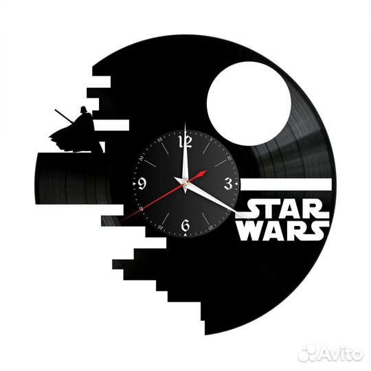 Часы настенные Звездные Войны из винила, №R1