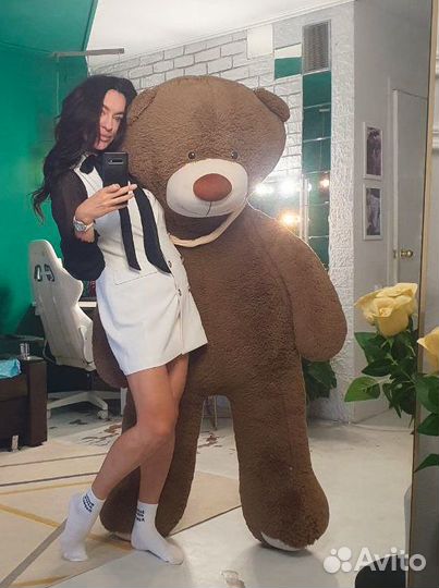 Большой плюшевый мишка 190 см