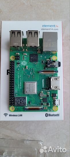 Микрокомпьютер Raspberry pi 3 b+