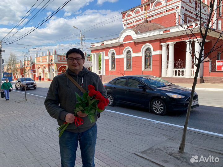 Цветы в букете из роз с доставкой